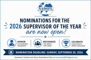 Supervisor of the Year Nominations